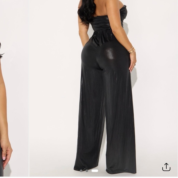 Fashion Nova Black Strapless Jumpsuit - NWT - Picture 5 of 6